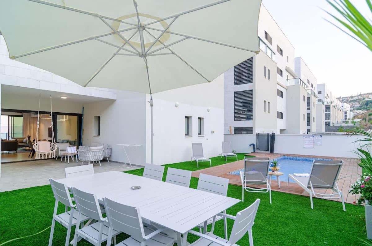 Michaelangelo Luxury Garden Apartment With Private Pool Tiberias Exterior foto